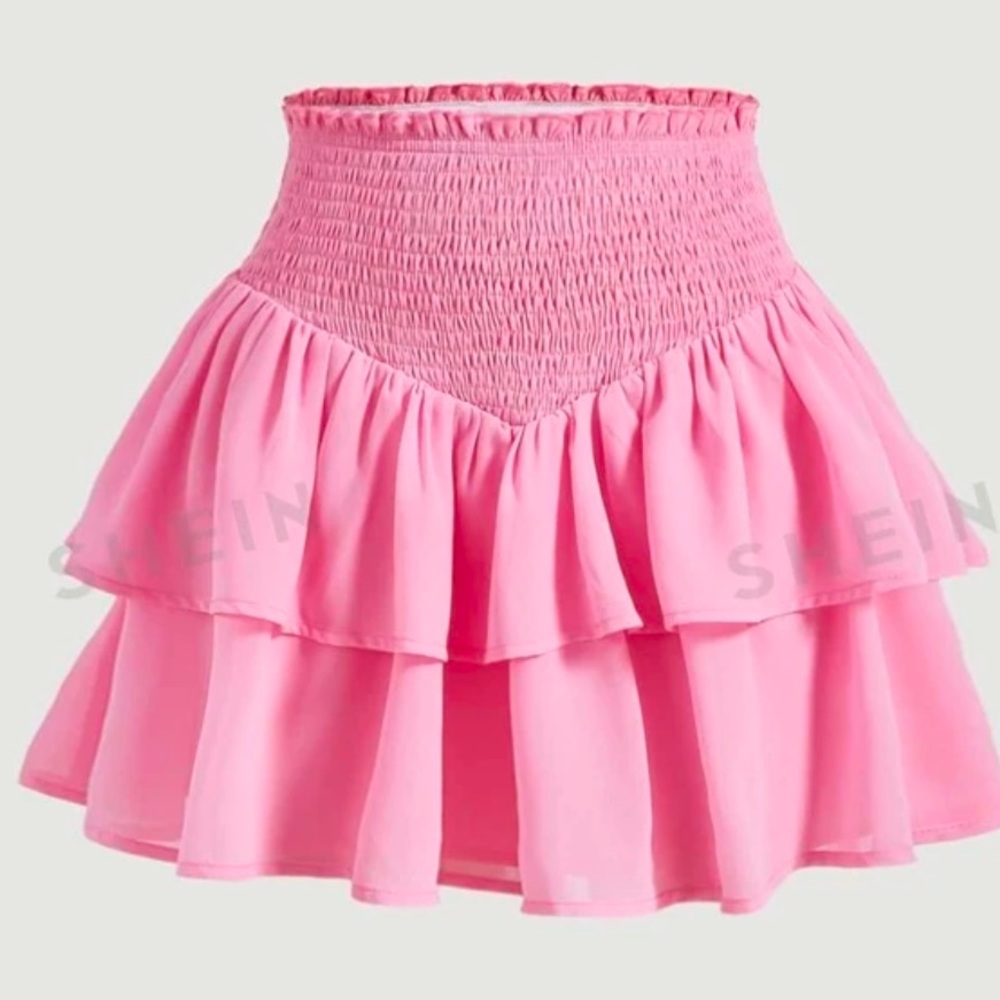 NWT SHEIN MOD Women's Double Layer skirt